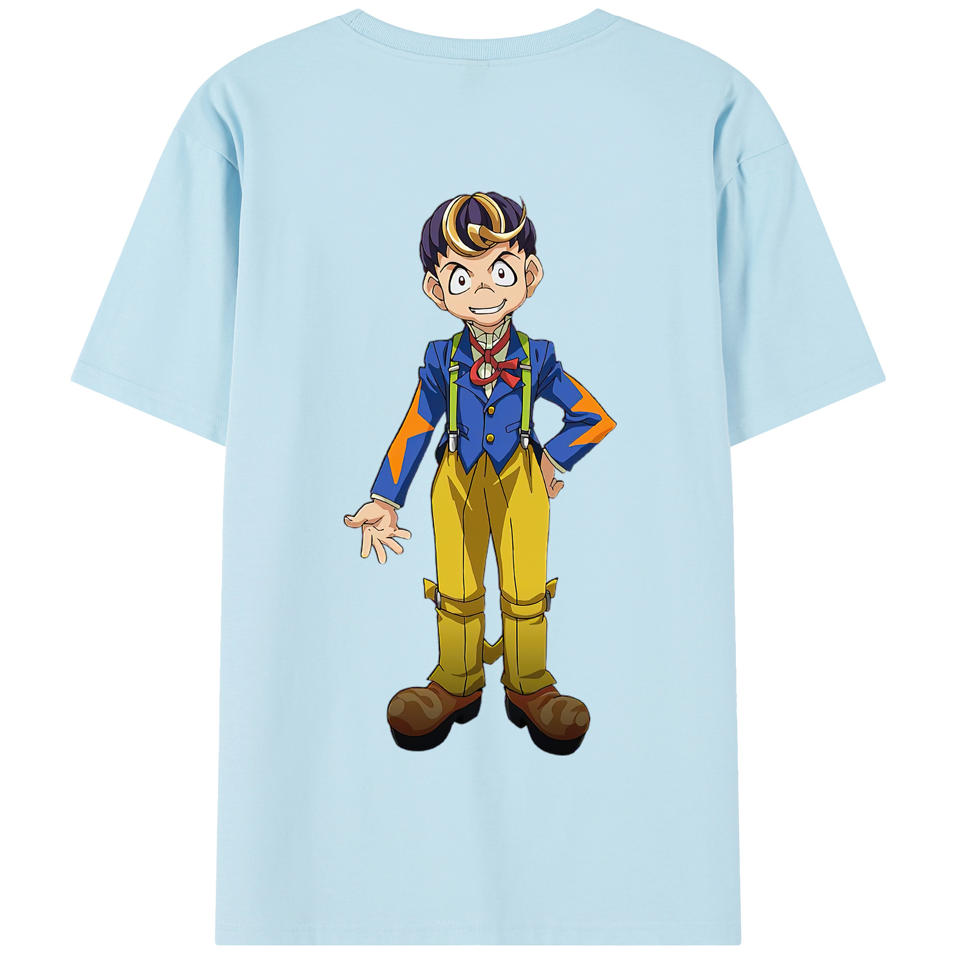 （画像用） 遊☆戯☆王 Yu-Gi-Oh! 綿100％半袖Tシャツ（背面プリント）